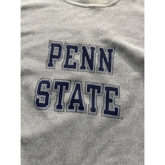 Vintage Champion Penn State Reverse Weave Men’s XL Gray Wrestling Sweatshirt 90s - Picture 3 of 8
